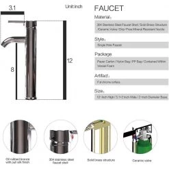 Puluomis Gray Glass Round Vessel Sink with Faucet Pop Up Drain Set -Bathroom Sinks Sales gray puluomis vessel sinks usbg003 fa 1000