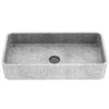 VIGO Concreto Stone 24 in. Concrete Rectangular Vessel Bathroom Sink in Gray -Bathroom Sinks Sales gray vigo vessel sinks vg04060 64 1000