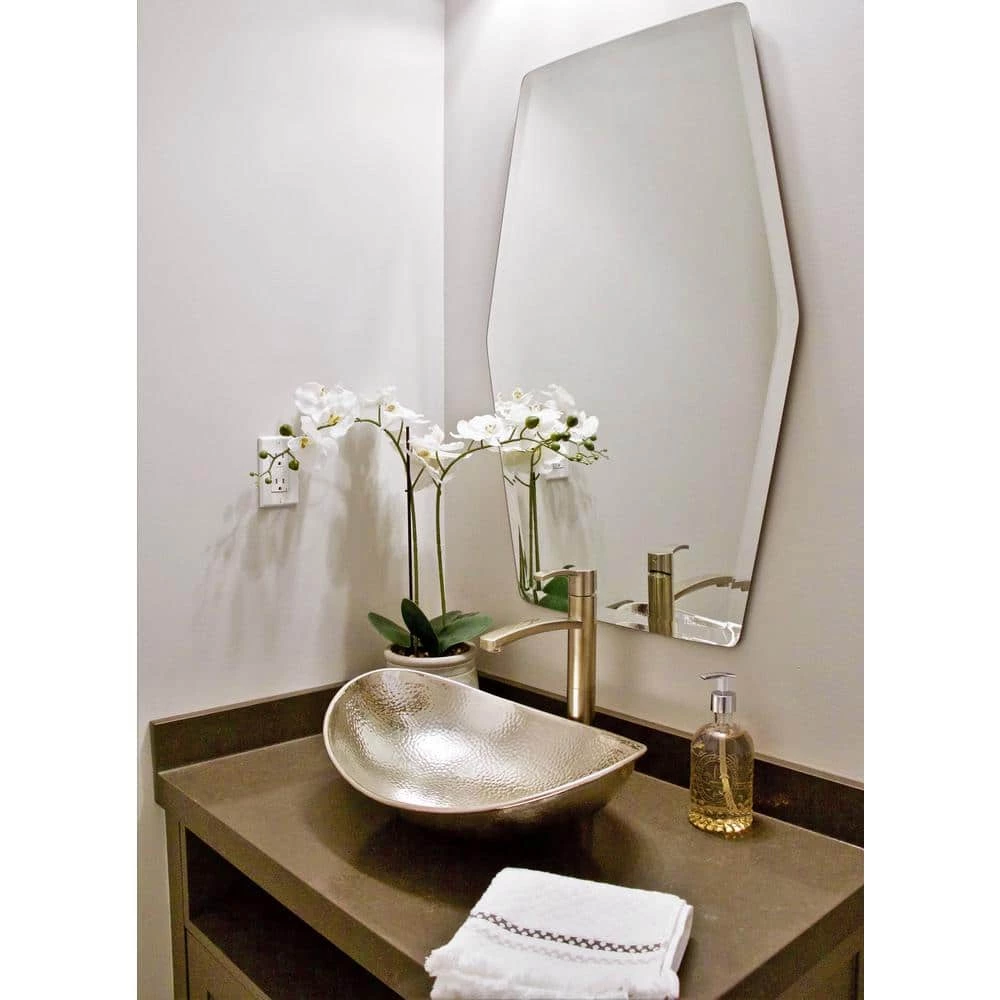 SINKOLOGY Hobbes 19 in. Handcrafted Vessel Sink in Hammered Nickel 7 SINKOLOGY Hobbes 19 in. Handcrafted Vessel Sink in Hammered Nickel - Image 5