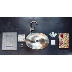 SINKOLOGY Hobbes 19 in. Handcrafted Vessel Sink in Hammered Nickel 13 SINKOLOGY Hobbes 19 in. Handcrafted Vessel Sink in Hammered Nickel -Bathroom Sinks Sales hammered nickel sinkology vessel sinks sb305 19n 31 1000