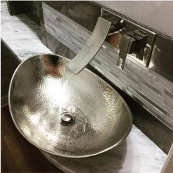 SINKOLOGY Hobbes 19 in. Handcrafted Vessel Sink in Hammered Nickel 10 SINKOLOGY Hobbes 19 in. Handcrafted Vessel Sink in Hammered Nickel -Bathroom Sinks Sales hammered nickel sinkology vessel sinks sb305 19n c3 1000