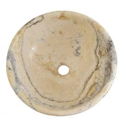 TashMart Round Natural Stone Vessel Sink in Gold 7 TashMart Round Natural Stone Vessel Sink in Gold -Bathroom Sinks Sales honey onyx tashmart vessel sinks tm011 ho c3 1000