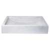 Eden Bath 22 in. Shallow Wave Concrete Rectangular Vessel Sink in Light Gray 2 Eden Bath 22 in. Shallow Wave Concrete Rectangular Vessel Sink in Light Gray -Bathroom Sinks Sales light gray eden bath vessel sinks eb n008lg 64 1000