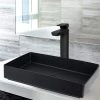 AKDY 20.6 in. W x 13.5 in. L Stainless Steel Vessel Sink with High Arc Faucet and Pop-Up Drain in Matte Black 2 AKDY 20.6 in. W x 13.5 in. L Stainless Steel Vessel Sink with High Arc Faucet and Pop-Up Drain in Matte Black -Bathroom Sinks Sales matte black akdy vessel sinks bs003 5 3 2 64 1000