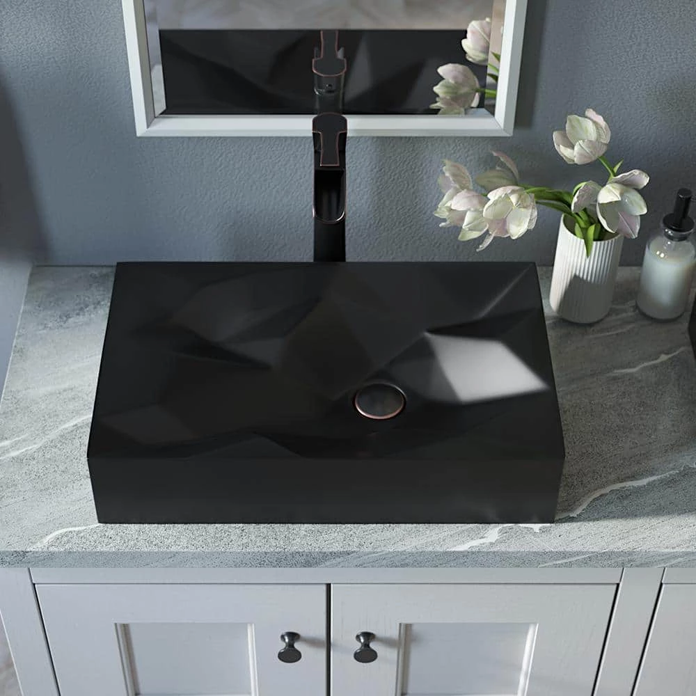 MR Direct Vessel Sink in Matte Black 3 MR Direct Vessel Sink in Matte Black