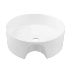 Swiss Madison Monaco Ceramic Matte Black Console Sink Basin and Leg Combo -Bathroom Sinks Sales matte black swiss madison console sinks sm cs800mb 1d 1000