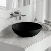 Swiss Madison Classe Vessel Sink in Matte Black 1 Swiss Madison Classe Vessel Sink in Matte Black -Bathroom Sinks Sales matte black swiss madison vessel sinks sm vs241 64 1000
