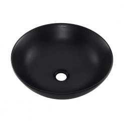 Swiss Madison Classe Vessel Sink in Matte Black -Bathroom Sinks Sales matte black swiss madison vessel sinks sm vs241 e1 1000