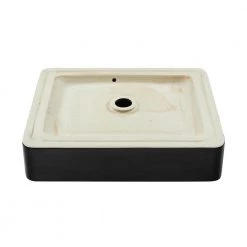 Swiss Madison Concorde Matte Black Ceramic Rectangle Vessel Sink -Bathroom Sinks Sales matte black swiss madison vessel sinks sm vs242mb 66 1000