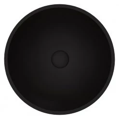 VIGO Matte Shell Cavalli Glass Round Vessel Bathroom Sink in Black -Bathroom Sinks Sales matte black vigo vessel sinks vg07111 1d 1000