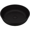 VIGO Matte Shell Modus Glass Round Vessel Bathroom Sink in Black 1 VIGO Matte Shell Modus Glass Round Vessel Bathroom Sink in Black -Bathroom Sinks Sales matte black vigo vessel sinks vg07113 64 1000