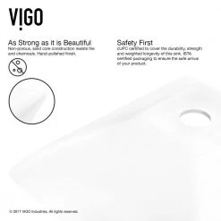 VIGO Matte Stone Hibiscus Composite Square Vessel Bathroom Sink in White 17 VIGO Matte Stone Hibiscus Composite Square Vessel Bathroom Sink in White -Bathroom Sinks Sales matte stone vigo vessel sinks vg04004 66 1000