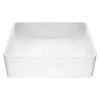 VIGO Matte Stone Amaryllis Composite Rectangular Vessel Bathroom Sink in White -Bathroom Sinks Sales matte stone vigo vessel sinks vg04005 64 1000