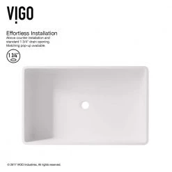 VIGO Matte Stone Magnolia Composite Rectangular Vessel Bathroom Sink in White 16 VIGO Matte Stone Magnolia Composite Rectangular Vessel Bathroom Sink in White -Bathroom Sinks Sales matte stone vigo vessel sinks vg04010 1d 1000