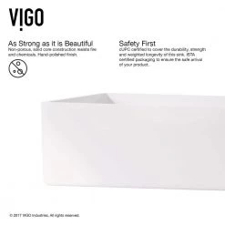 VIGO Matte Stone Magnolia Composite Rectangular Vessel Bathroom Sink in White 17 VIGO Matte Stone Magnolia Composite Rectangular Vessel Bathroom Sink in White -Bathroom Sinks Sales matte stone vigo vessel sinks vg04010 66 1000