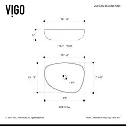 VIGO Matte Stone Peony Composite Specialty Vessel Bathroom Sink in White -Bathroom Sinks Sales matte stone vigo vessel sinks vg04012 1f 1000