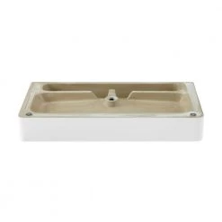 Swiss Madison Carre 36 in. Ceramic Console Sink Basin in White with Matte White Legs -Bathroom Sinks Sales matte white swiss madison console sinks sm cs743 a0 1000