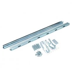 Vance 23 in. Steel Undermounter Universal Undermount Sink Installation Kit (Rail System in Cabinet)