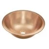 SINKOLOGY Born 16 in. Undermount or Drop-In Copper Bathroom Sink in Naked Unfinished Copper -Bathroom Sinks Sales naked sinkology drop in bathroom sinks sb204 16nu 64 1000