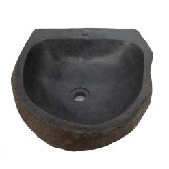 Barclay Products Cortez Vessel Sink in River Stone -Bathroom Sinks Sales natural river stone barclay products vessel sinks 5 102 4f 1000