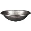 Premier Copper Products Self Rimming Oval Hammered Copper 17 in. Bathroom Sink in Nickel -Bathroom Sinks Sales nickel premier copper products drop in bathroom sinks lo17ren 64 1000