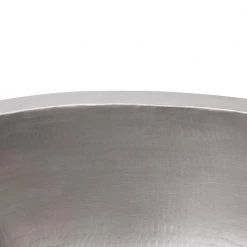 Premier Copper Products Under Counter/Surface-Mount Oval Hammered Copper 19 in. 0-Hole Bathroom Sink in Nickel 10 Premier Copper Products Under Counter/Surface-Mount Oval Hammered Copper 19 in. 0-Hole Bathroom Sink in Nickel -Bathroom Sinks Sales nickel premier copper products undermount bathroom sinks lo19fen 4f 1000