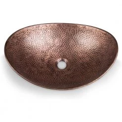 Monarch Abode 19 in. Hand Hammered Harbor Vessel Bathroom Sink in Pure Copper 17 Monarch Abode 19 in. Hand Hammered Harbor Vessel Bathroom Sink in Pure Copper -Bathroom Sinks Sales oil rubbed bronze monarch abode vessel sinks 17086 76 1000