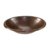 Premier Copper Products Self-Rimming Small Oval Hammered Copper Bathroom Sink in Oil Rubbed Bronze -Bathroom Sinks Sales oil rubbed bronze premier copper products drop in bathroom sinks lo17rdb 64 1000