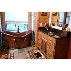 Premier Copper Products Under-Counter Small Oval Hammered Copper Bathroom Sink in Oil Rubbed Bronze -Bathroom Sinks Sales oil rubbed bronze premier copper products undermount bathroom sinks lo17fdb fa 1000