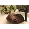 Premier Copper Products Leaf Hammered Copper Vessel Sink in Oil Rubbed Bronze 1 Premier Copper Products Leaf Hammered Copper Vessel Sink in Oil Rubbed Bronze -Bathroom Sinks Sales oil rubbed bronze premier copper products vessel sinks pvlfdb 64 1000