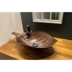 Premier Copper Products Leaf Hammered Copper Vessel Sink in Oil Rubbed Bronze 15 Premier Copper Products Leaf Hammered Copper Vessel Sink in Oil Rubbed Bronze -Bathroom Sinks Sales oil rubbed bronze premier copper products vessel sinks pvlfdb 76 1000