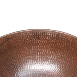 Premier Copper Products Round Wired Rimmed Hammered Copper Vessel Sink in Oil Rubbed Bronze 10 Premier Copper Products Round Wired Rimmed Hammered Copper Vessel Sink in Oil Rubbed Bronze -Bathroom Sinks Sales oil rubbed bronze premier copper products vessel sinks vr15wdb 1f 1000