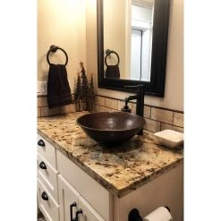 Premier Copper Products Round Wired Rimmed Hammered Copper Vessel Sink in Oil Rubbed Bronze 11 Premier Copper Products Round Wired Rimmed Hammered Copper Vessel Sink in Oil Rubbed Bronze -Bathroom Sinks Sales oil rubbed bronze premier copper products vessel sinks vr15wdb 31 1000