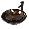Taholi 5.5 in. Sink Basin in Oil Rubbed Bronze Glass -Bathroom Sinks Sales oil rubbed bronze taholi console sinks ry nk usbr1011 64 1000