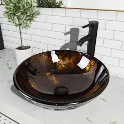 Taholi 5.5 in. Console Sink Basin in Oil Rubbed Bronze -Bathroom Sinks Sales oil rubbed bronze taholi console sinks ry nk1 usbr1011 1f 1000