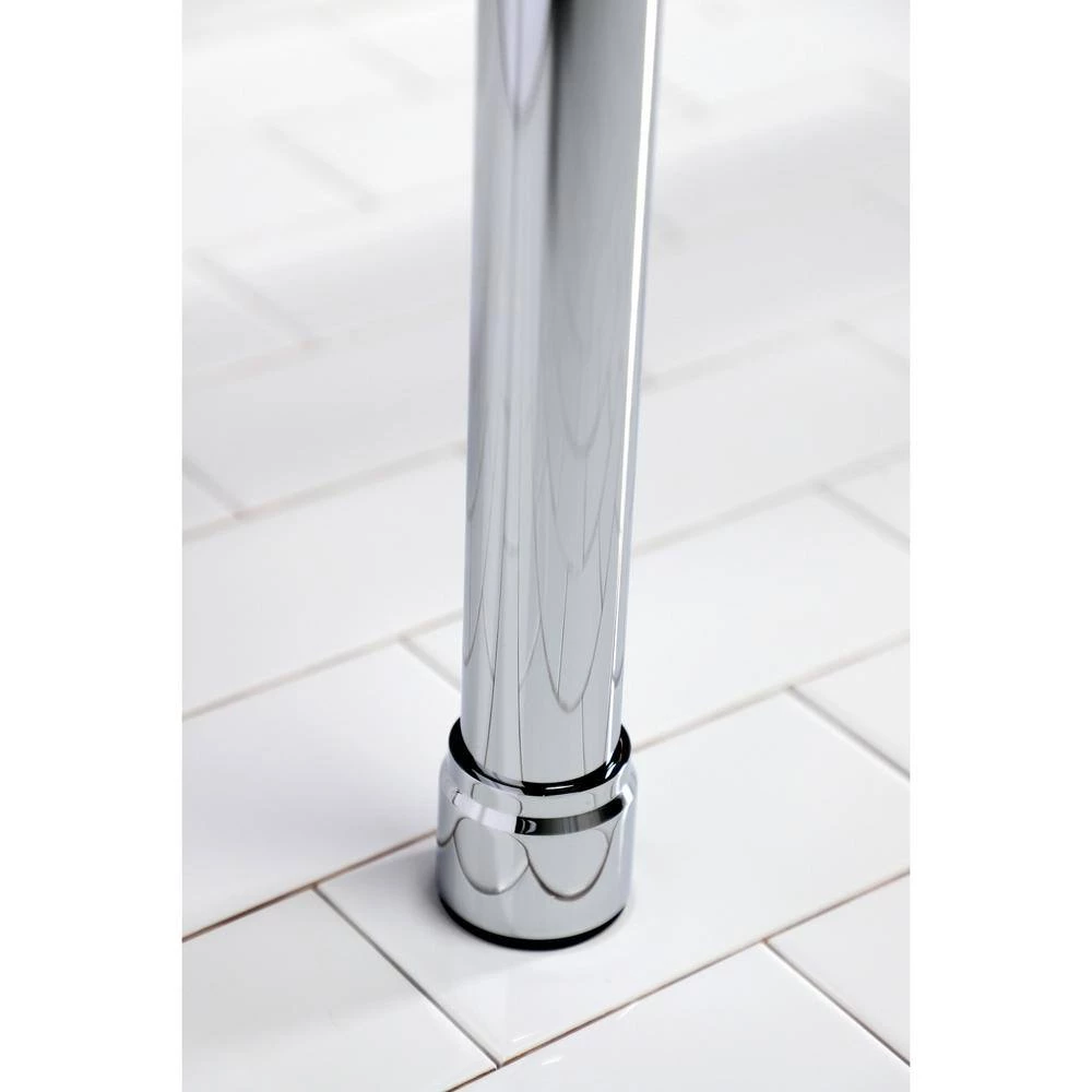 Kingston Brass Dreyfuss Stainless Steel Console Sink Legs in Polished Chrome 9 Kingston Brass Dreyfuss Stainless Steel Console Sink Legs in Polished Chrome - Image 7