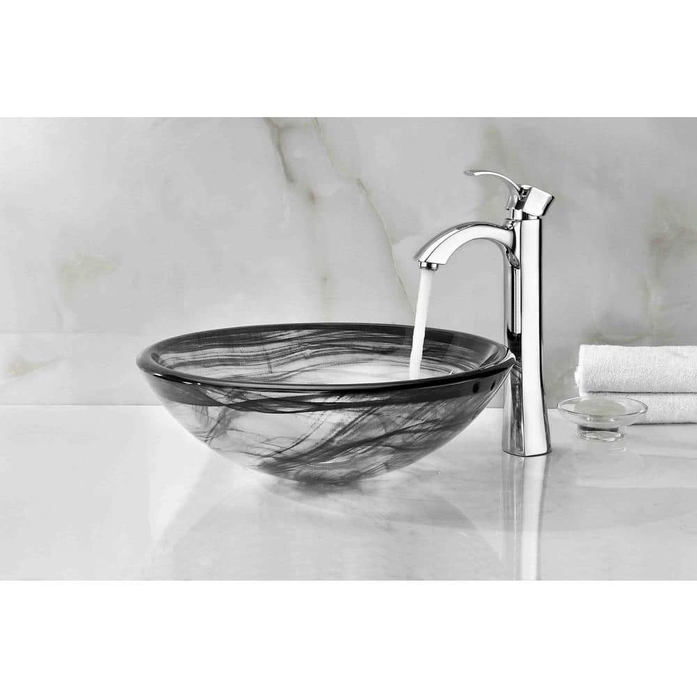 ANZZI Mezzo Series Vessel Sink with Pop-Up Drain in Slumber Wisp 12 ANZZI Mezzo Series Vessel Sink with Pop-Up Drain in Slumber Wisp - Image 10