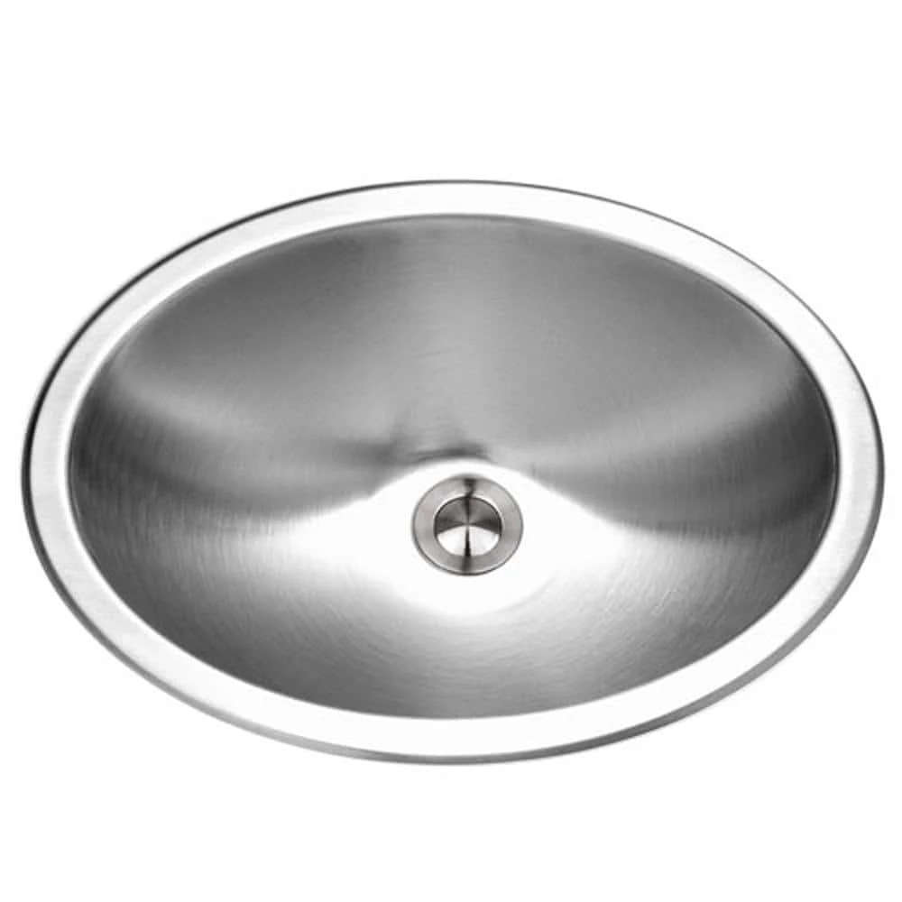HOUZER Opus Series 13.6 in. Top Mount Single Bowl Lavatory Sink in Stainless Steel 3 HOUZER Opus Series 13.6 in. Top Mount Single Bowl Lavatory Sink in Stainless Steel