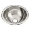STERLING Drop-in Round Bathroom Sink in Stainless Steel 2 STERLING Drop-in Round Bathroom Sink in Stainless Steel -Bathroom Sinks Sales stainless steel sterling drop in bathroom sinks 1411 0 64 1000