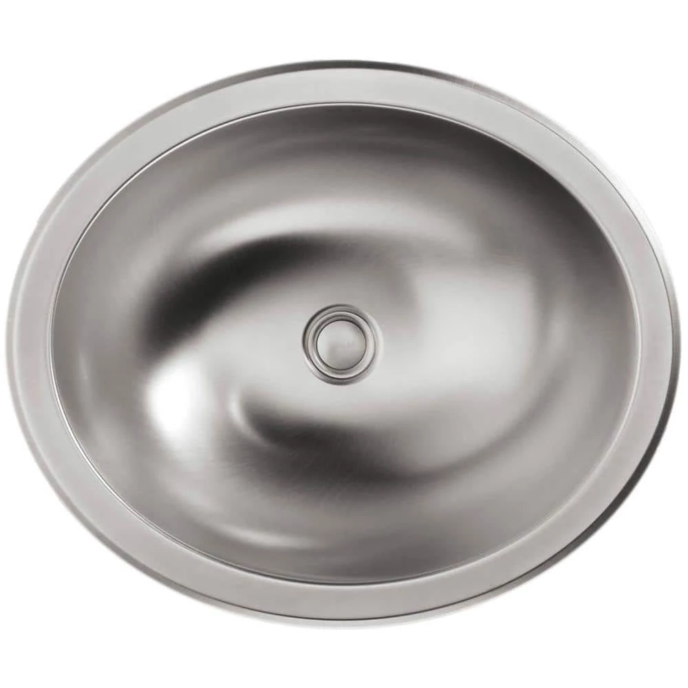 KOHLER Bachata Undermount Stainless Steel Bathroom Sink in Stainless Steel with Luster 4 KOHLER Bachata Undermount Stainless Steel Bathroom Sink in Stainless Steel with Luster - Image 2