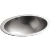 KOHLER Bachata Undermount Stainless Steel Bathroom Sink in Stainless Steel with Luster