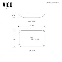 VIGO Glass Rectangular Vessel Bathroom Sink in Turquoise Blue -Bathroom Sinks Sales turquoise vigo vessel sinks vg07068 c3 1000