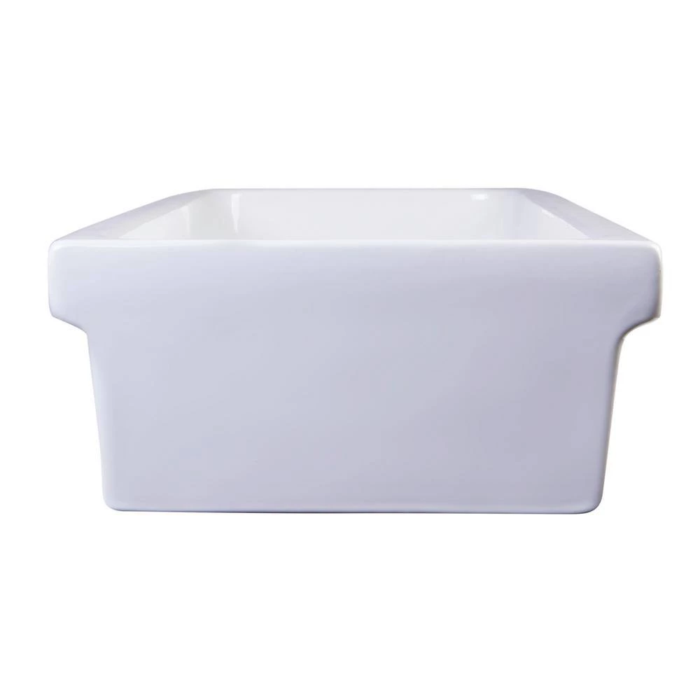 ALFI BRAND 48 in. Trough Vessel Sink Basin in White 10 ALFI BRAND 48 in. Trough Vessel Sink Basin in White - Image 8