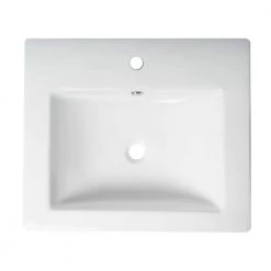 ALFI BRAND 23.63 in. Drop In Bathroom Sink in White -Bathroom Sinks Sales white alfi brand drop in bathroom sinks abc701 44 1000
