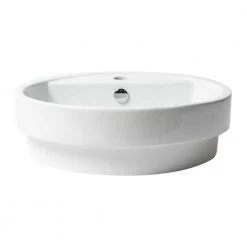 ALFI BRAND 19.13 in. Drop In Bathroom Sink in White -Bathroom Sinks Sales white alfi brand drop in bathroom sinks abc702 1f 1000