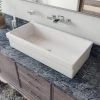 ALFI BRAND 36 in. Trough Vessel Sink Basin in White -Bathroom Sinks Sales white alfi brand vessel sinks ab36tr 64 1000