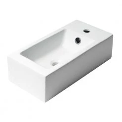 ALFI BRAND Wall-Mounted Bathroom Sink in White -Bathroom Sinks Sales white alfi brand wall mount sinks abc116 4f 1000