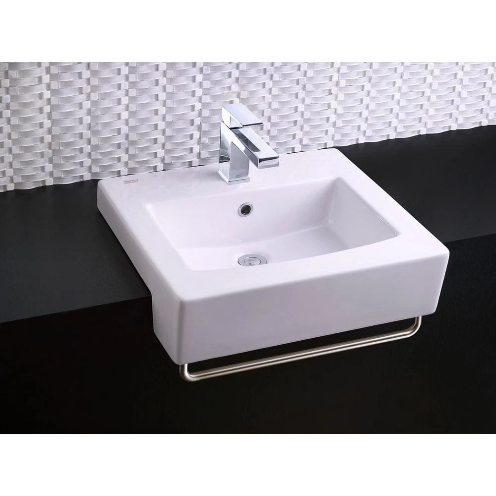 American Standard Boxe 19.75 in. Center Countertop Bathroom Sink in White 6 American Standard Boxe 19.75 in. Center Countertop Bathroom Sink in White - Image 4