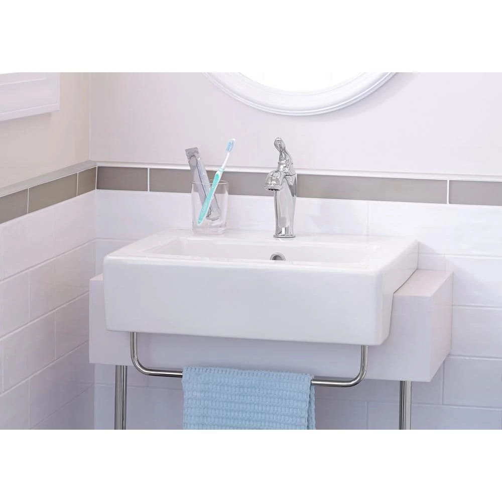 American Standard Boxe 19.75 in. Center Countertop Bathroom Sink in White 5 American Standard Boxe 19.75 in. Center Countertop Bathroom Sink in White - Image 3