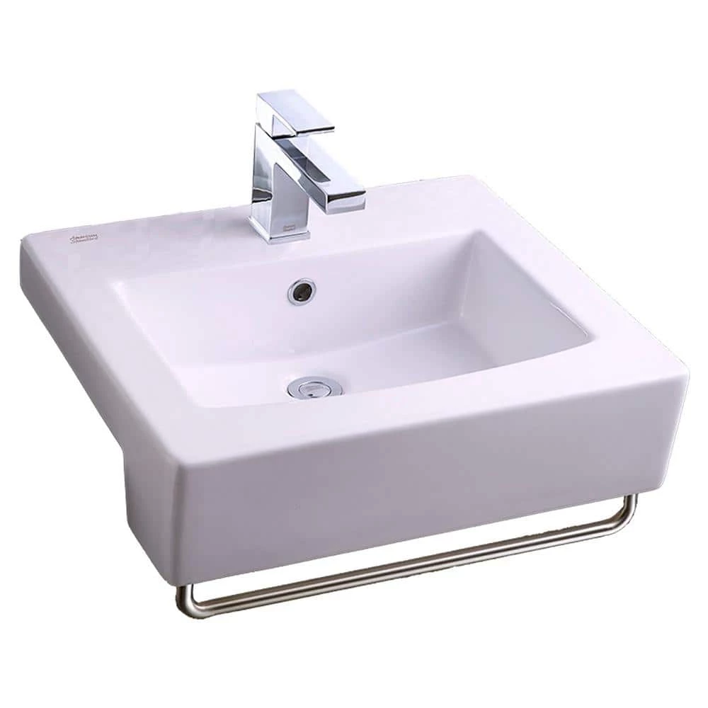American Standard Boxe 19.75 in. Center Countertop Bathroom Sink in White 3 American Standard Boxe 19.75 in. Center Countertop Bathroom Sink in White